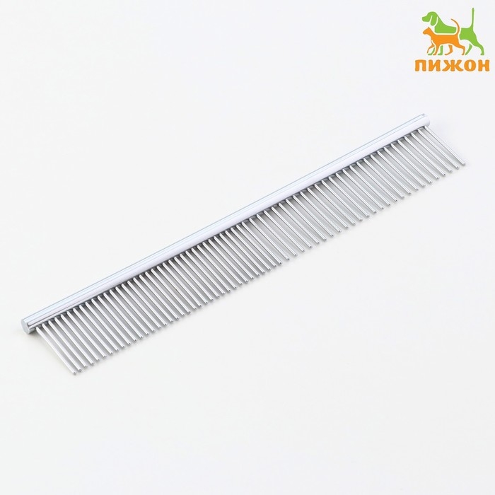 Расчёска металлическая малая, редкие и частые зубья, 19 х 3 см Расчёска металлическая малая, редкие и частые зубья, 19 х 3 см