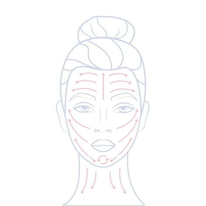 Щётка для умывания «Капля» на присоске, 9 × 7 см, цвет МИКС