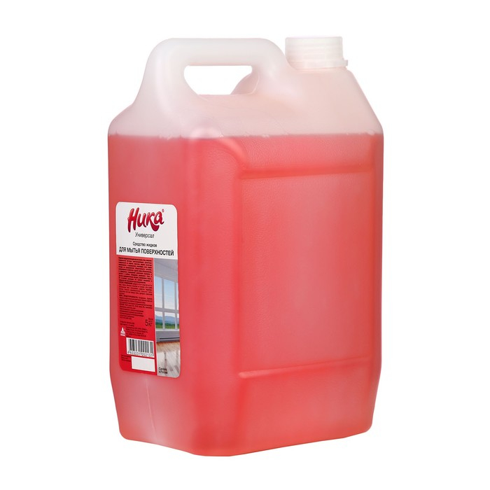 Средство жидкое для мытья поверхностей  Средство жидкое для мытья поверхностей "Ника-Универсал", канистра, 5 кг