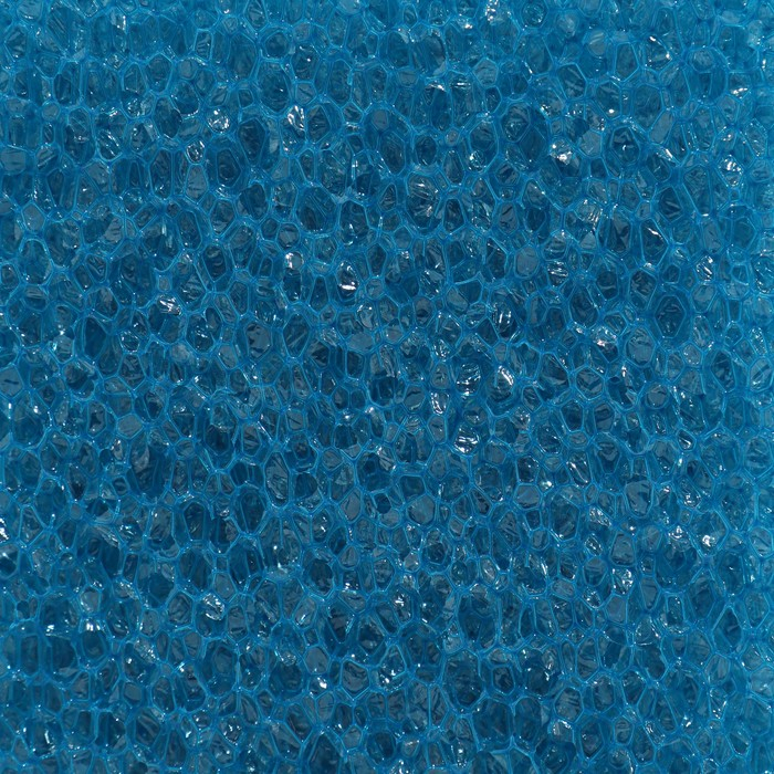 Губка прямоугольная, крупнопористая, лист 50 х 50 х 3 см, синий