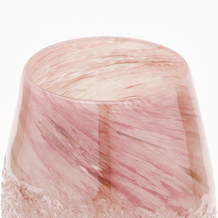 Ваза для цветов «Элен» из цветного стекла 15×14×14 см Ваза для цветов «Элен» из цветного стекла 15×14×14 см