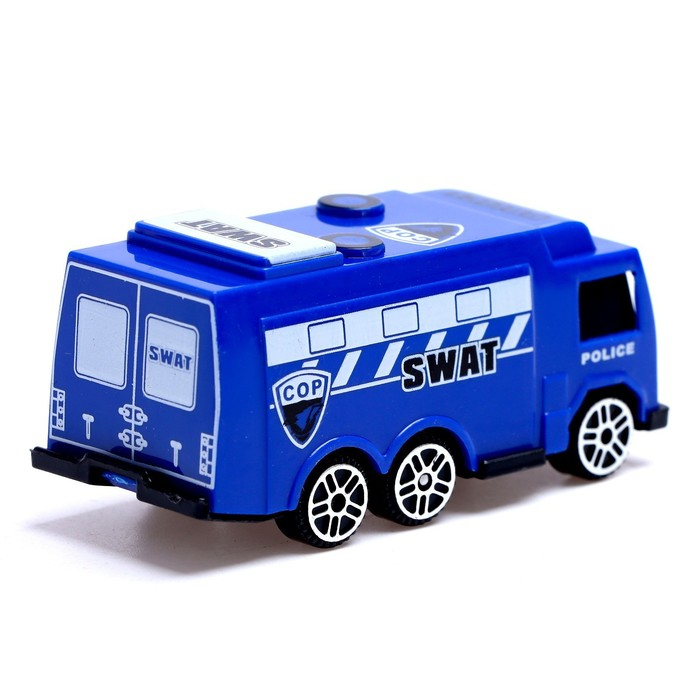 Грузовик инерционный &laquo;Полиция&raquo;, с техникой, МИКС