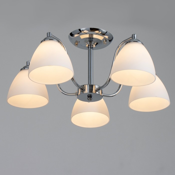 Люстра Люстра "Мирна" 5хЕ27 40т хром 55х55х36 см BayerLux