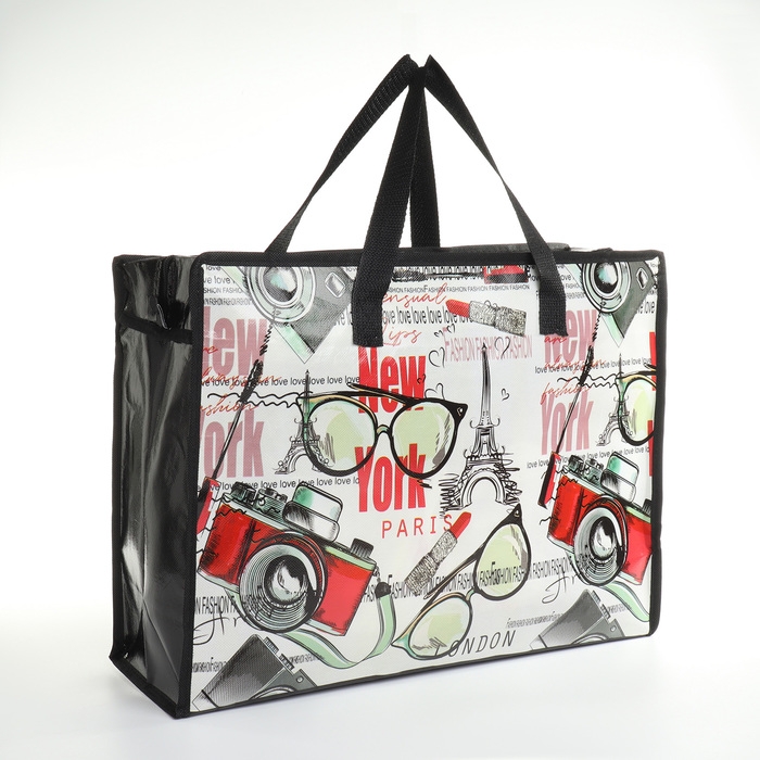 Сумка хозяйственная на молнии, цвет разноцветный Сумка хозяйственная на молнии, цвет разноцветный