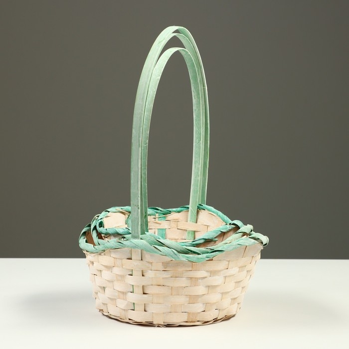 Набор корзин плетеных (бамбук),19xH7,5X9,5x31см,22x9x11x34,24x9x11см,5x35см, 3 шт, зеленый Набор корзин плетеных (бамбук),19xH7,5X9,5x31см,22x9x11x34,24x9x11см,5x35см, 3 шт, зеленый