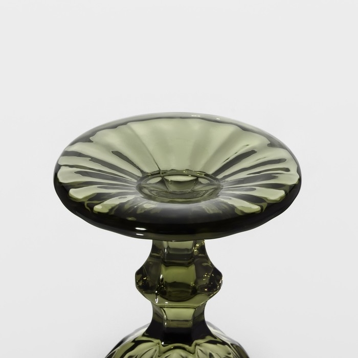 Бокал для вина стеклянный Magistro «Круиз», 250 мл, 8×15,3 см, цвет зелёный Бокал для вина стеклянный Magistro «Круиз», 250 мл, 8×15,3 см, цвет зелёный