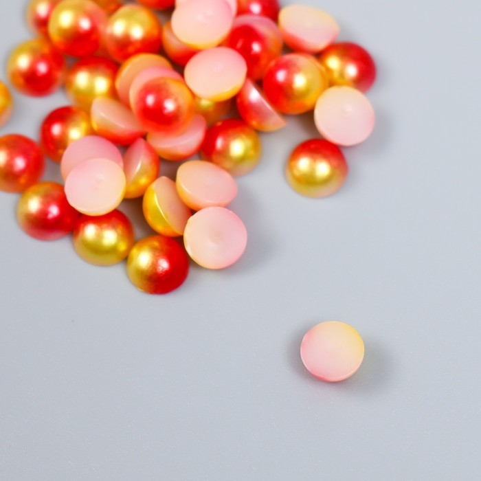 Декор Декор "Градиент оранжево-жёлтый" d=6 мм 10г 200 шт 5х2,5 см МИКС