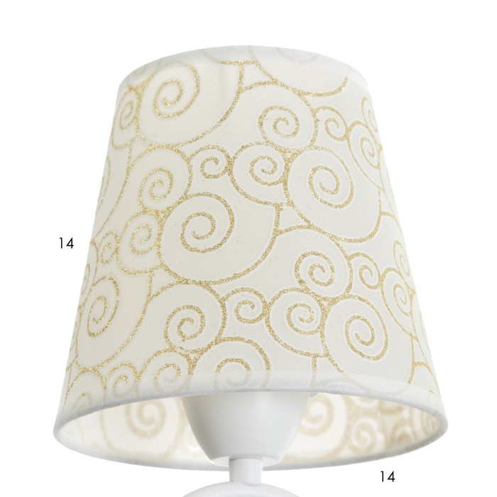 Бра "Джема" 1х40Вт E14 белый  патинированное 20х15х26 см.