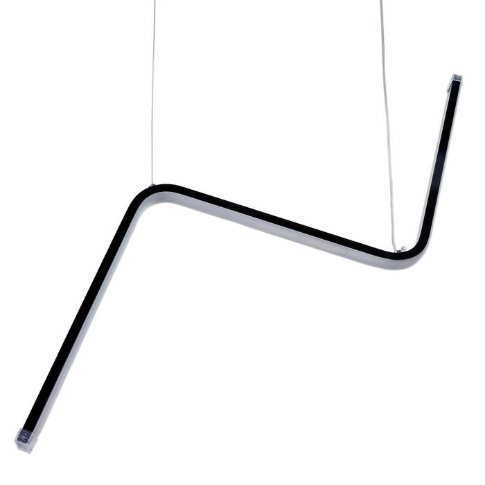 Светильник 1712/2BK LED 60Вт 3000-6000K черный 108х2,3х24-124 см Светильник 1712/2BK LED 60Вт 3000-6000K черный 108х2,3х24-124 см