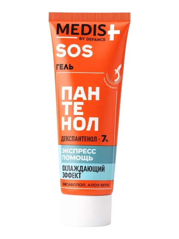 Гель для тела Medis by Defance, SOS быстрое восстановление с пантенолом 7 %, 75 мл