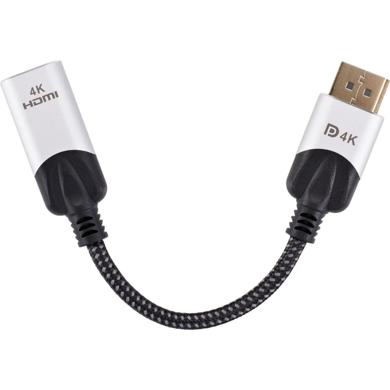 Адаптер DisplayPort(M) ---> HDMI(F) 0.15m 4K@60Hz VCOM <CG621M-0.15
