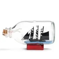 Корабль сувенирный в бутылке &laquo;Тайна острова&raquo; 14&times;6.3&times;7.5 см