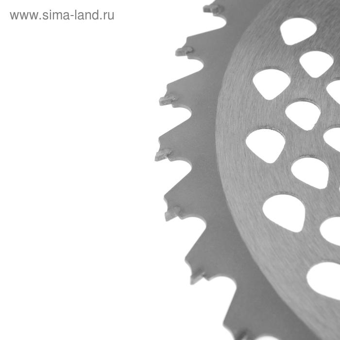 Нож для триммера ТУНДРА, 255 х 25.4 мм, 36 зубьев Нож для триммера ТУНДРА, 255 х 25.4 мм, 36 зубьев