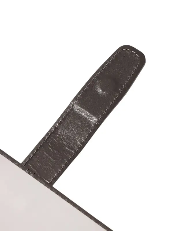 Ежедневник недатированный формат А5, с хлястиком, 128л, линия, пвх, Серый