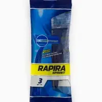 Бритвенные станки одноразовые Rapira Sprint, 2 лезвия, 3 шт.