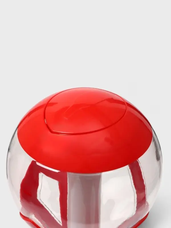 Башня пивная &laquo;Шар&raquo;, колба 3 л, ёмкость для льда, подсветка, пластик, красная