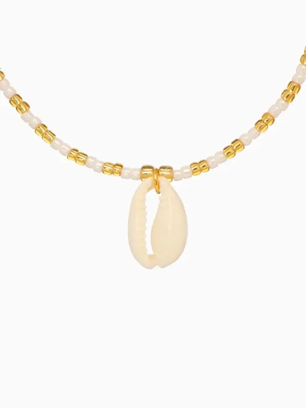 Браслет Браслет "Виколия" длина 16 см, цв. белый, золотистый