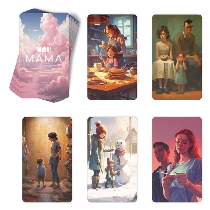 Метафорические ассоциативные карты «Мама-Папа», 50 карт (7х12 см), 16+ Метафорические ассоциативные карты «Мама-Папа», 50 карт (7х12 см), 16+