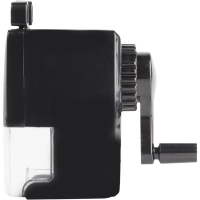 Точилка механическая, 8 мм, фиксация карандаша, чёрная