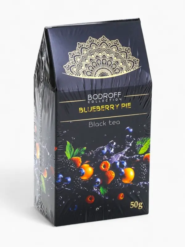 Чай черный BLUEBERRY PIE со вкусом черничный пирог, 50 г