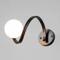 Бра настенный BayerLux Nadine, 1&times;10 Вт, GU10, черный, 37&times;16&times;32 см