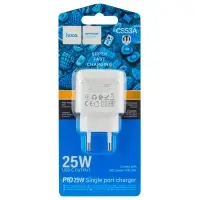 Переходник сетевого зарядного устройства на Type-C PD20W CS53A HOCO белый