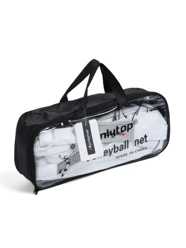 Сетка волейбольная ONLYTOP с тросом, ячейка 10&times;10, нить 1.8 мм, кант сверху