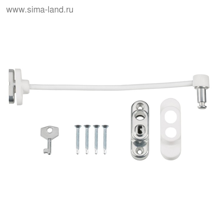 Замок блокиратор на окно, цвет белый, Roxy kids Замок блокиратор на окно, цвет белый, Roxy kids