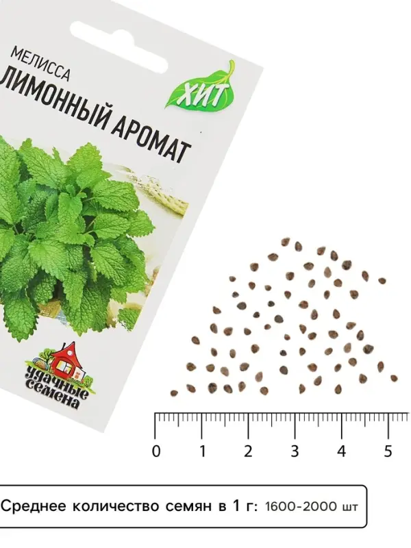 Семена Мелисса лекарственная &laquo;Лимонный аромат&raquo;, 0.1 г, &laquo;Удачные семена&raquo;