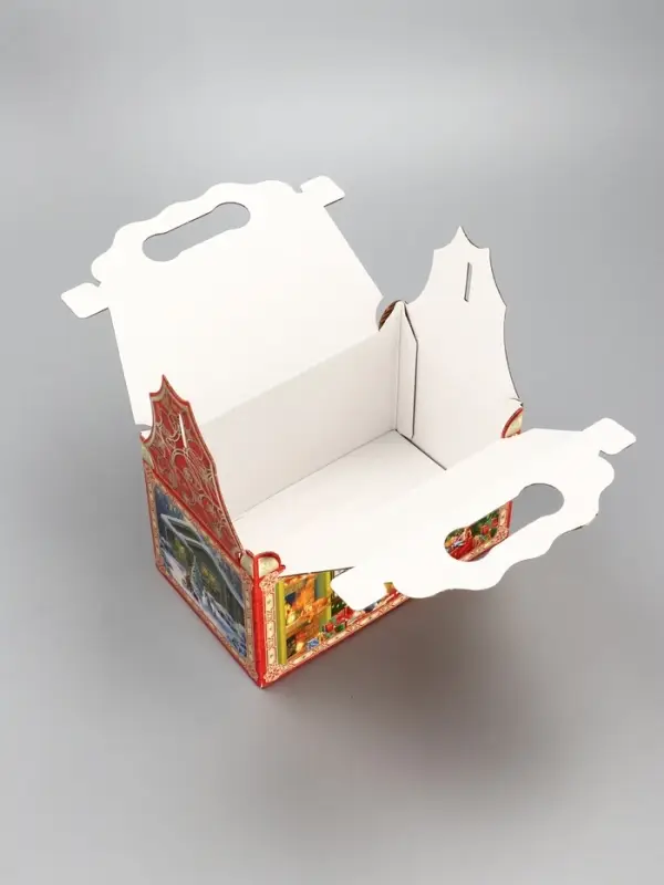 Подарочная новогодняя коробка «Атмосфера», для сладких подарков, 20×12×19 см Подарочная новогодняя коробка «Атмосфера», для сладких подарков, 20×12×19 см