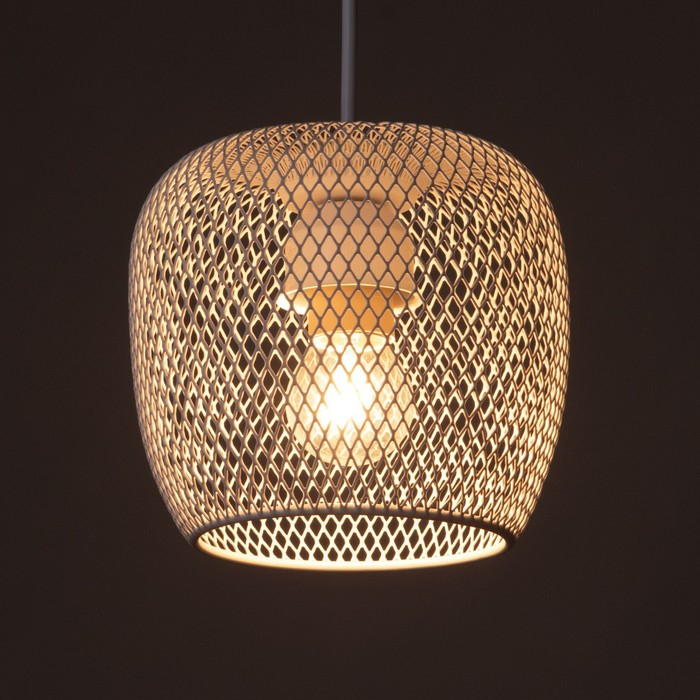 Светильник  Светильник "Бирра" 1xE27 40Вт белый 15х15х100 см.