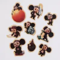 Макси-пазлы в металлической коробке &laquo;Чебурашка&raquo; 10 пазлов, 20 деталей