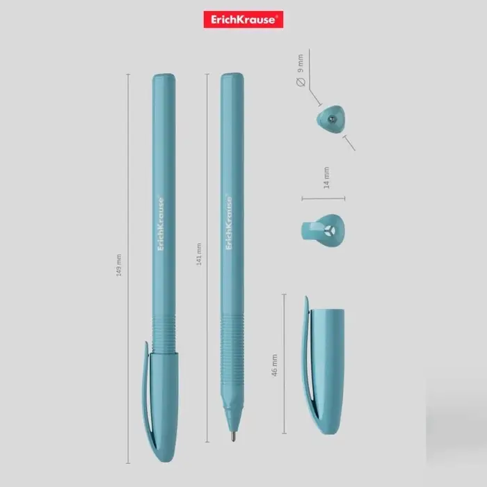 Ручка шариковая ErichKrause U-108 Pastel Stick, узел 1.0 мм, чернила синие, супермягкое письмо, длина линии письма 1000 метров, МИКС Ручка шариковая ErichKrause U-108 Pastel Stick, узел 1.0 мм, чернила синие, супермягкое письмо, длина линии письма 1000 метров, МИКС