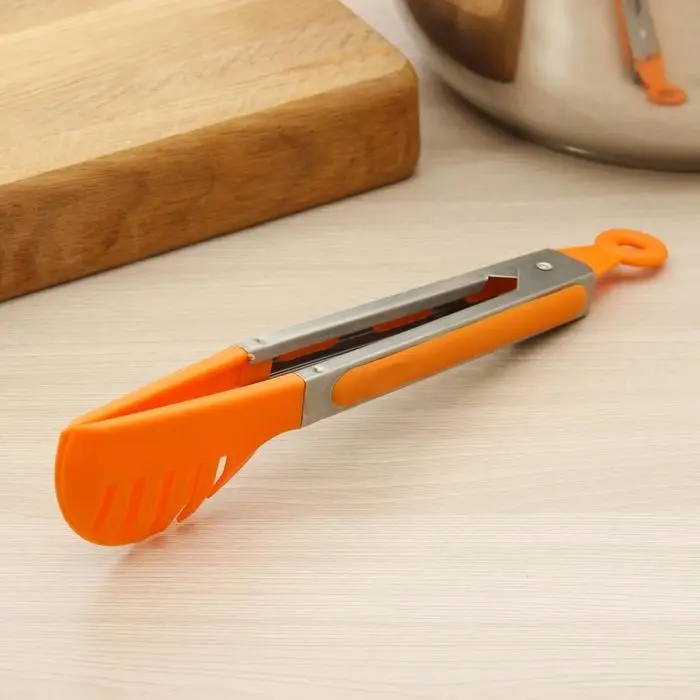 Щипцы для салата Доляна «Палитра», 24 см, цвет МИКС Щипцы для салата Доляна «Палитра», 24 см, цвет МИКС