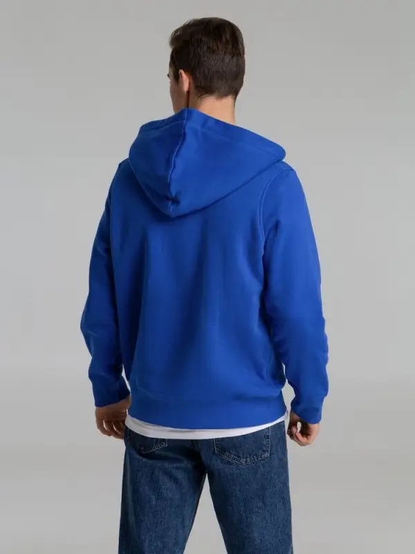 Толстовка унисекс на молнии Sherpa 280 ярко-синяя, размер XS Толстовка унисекс на молнии Sherpa 280 ярко-синяя, размер XS