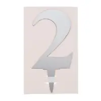 Топпер для торта «2», акрил, МИКС Топпер для торта «2», акрил, МИКС