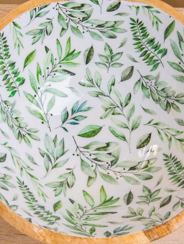 Салатник "Оливковая ветвь" дерево манго 23х23х10,5 см