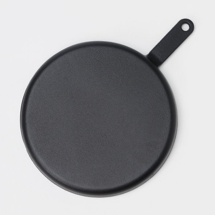 Сковорода блинная чугунная «Круг», d=24 см, чугунная ручка Сковорода блинная чугунная «Круг», d=24 см, чугунная ручка