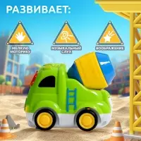 Музыкальная машинка ZABIAKA &laquo;Городские приключения: Бетономешалка&raquo;, световые и звуковые эффекты