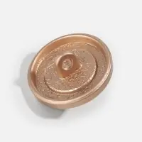 Пуговица металлическая на ножке &laquo;Сатурн&raquo;, декоративная, d=18 мм, цвет бежевый, золотой