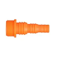 Штуцер, наружная резьба 3/4", для шлангов 1/2" (12 мм), 5/8" (16 мм), пластик