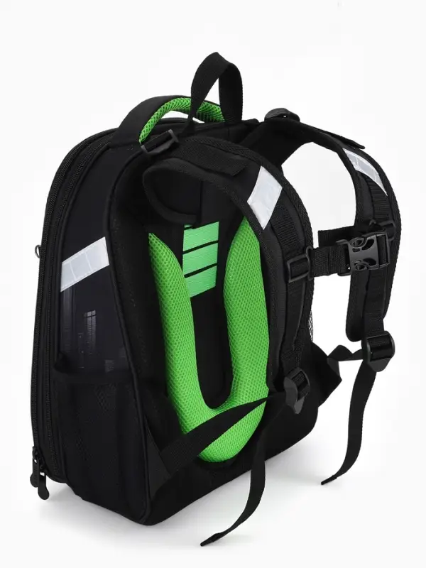 Рюкзак школьный для мальчика &laquo;Тачка&raquo;, Stavia, эргономичная спинка, 30&times;16&times;38 см, чёрный