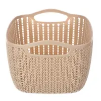 Корзинка вязаная тм VETTA, пластик, 21х16х10см