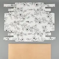 Коробка под 16 конфет и шоколад, кондитерская упаковка &laquo;С любовью&raquo; 28.5&times;18.5&times;3 см
