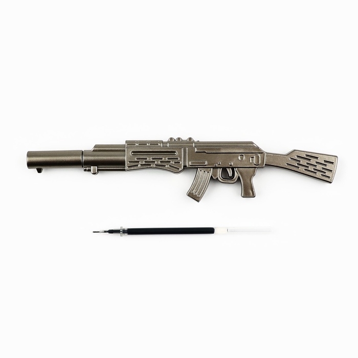 Ручка пистолет Ручка пистолет "с 23 февраля, честь и отвага", пластик, на подложке