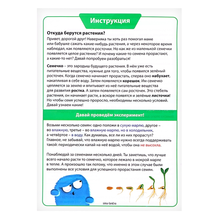 Набор для опытов «Экоферма», своими руками