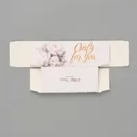 Коробка подарочная с окном Only for you, 12&times;5.5&times;5.5 см, самосборная