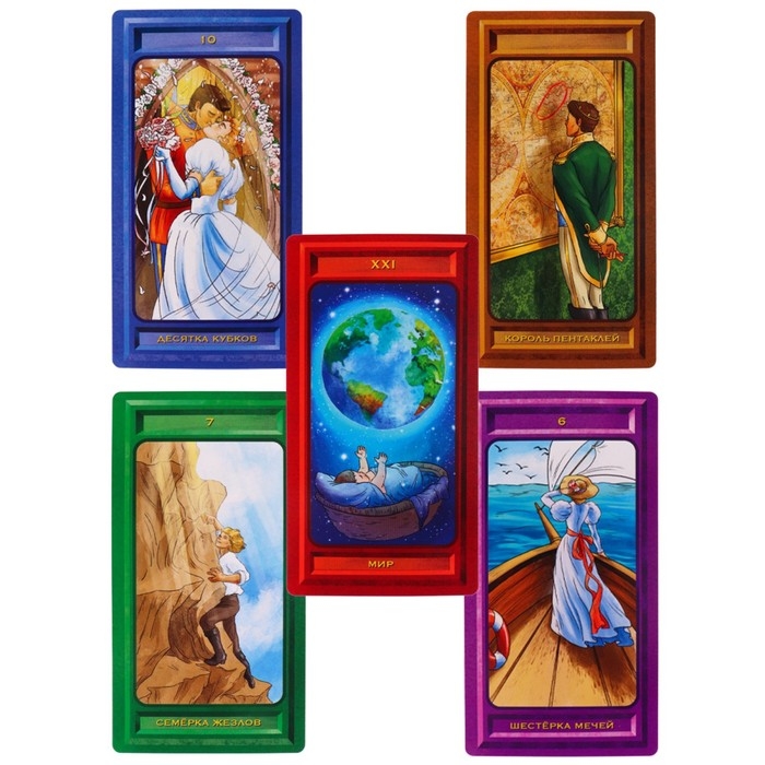 Карты таро Карты таро "Знак судьбы. Ключ от всех дверей", карты гадальные, с инструкцией, 78 карт