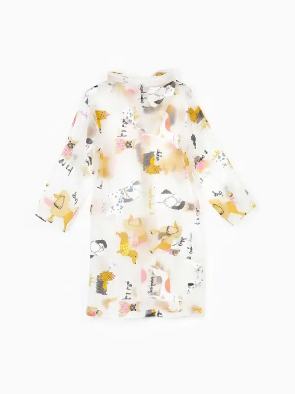 Дождевик детский &laquo;Собаки&raquo;, рост 125-155 см