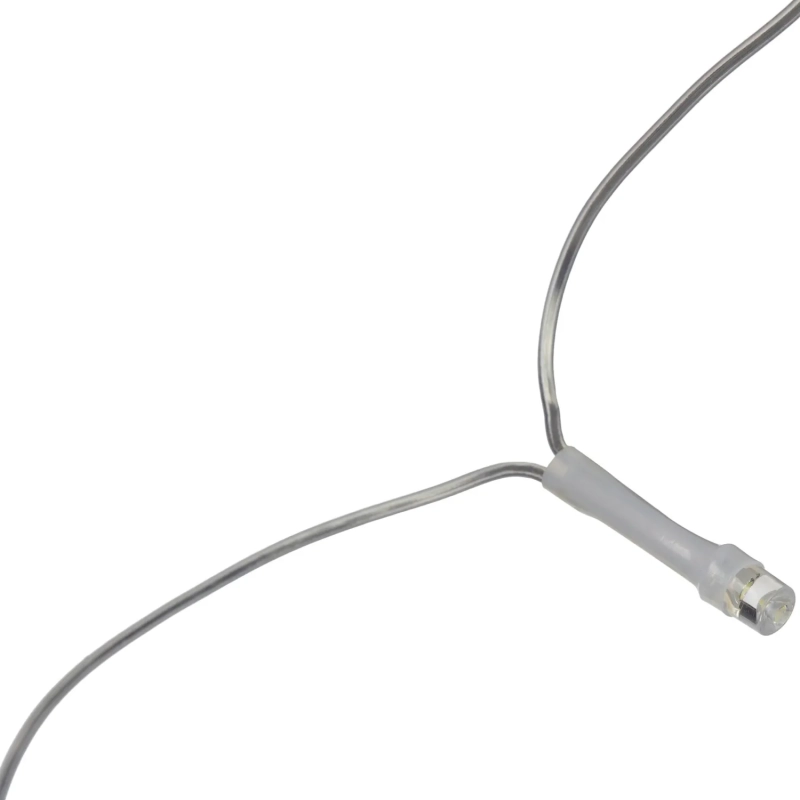 Гирлянда светодиодная теплый желтый, 96LED(1,5х1,5м) прозр пров  IP20